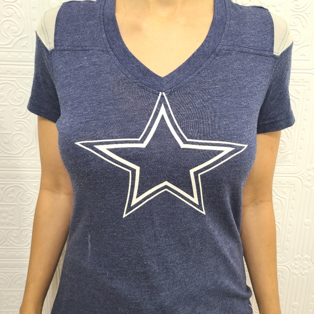 Dallas Cowboys Star Simple V-neck Nike